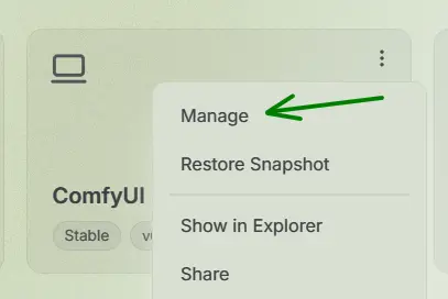 ComfyUI setup